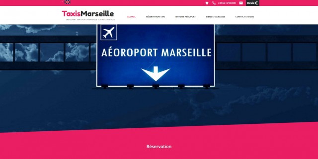Réservation de taxi pour l'aéroport Marseille Provence - Taxis Marseille