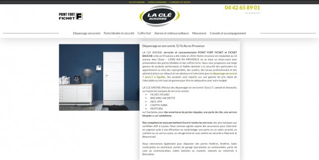 Ouverture de porte en urgence à Aix-en-Provence - La Clé Aixoise