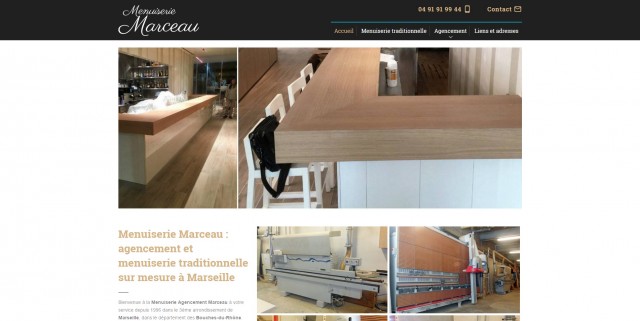 Société pour agencement de restaurant à Marseille - Menuiserie Marceau