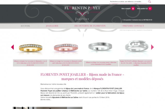 Où acheter des bijoux de créateur en or en ligne ? - Florentin Poyet