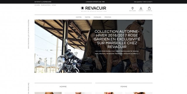 Vente en ligne de vestes en cuir Daytona - Revacuir
