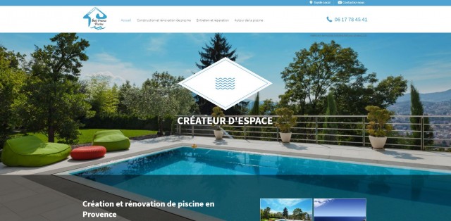 Fabricant de piscine miroir dans le luberon - Bati France Piscine