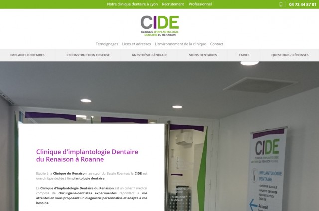 Où faire une greffe osseuse dentaire en clinique dans la Loire ? - CIDE Implantologie