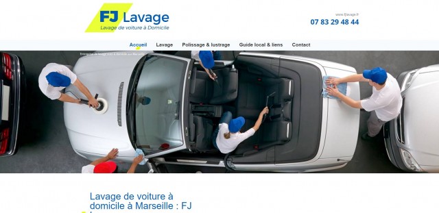 Spécialiste du lavage auto sans eau à Marseille - FJ Lavage