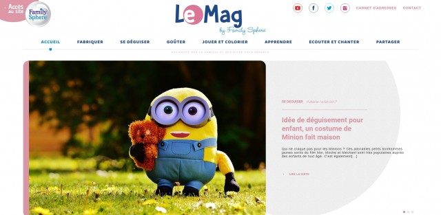 Magazine digital sur la famille - Family Sphere