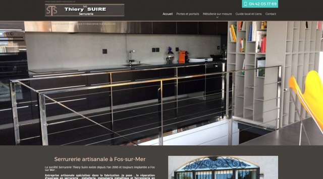 Serrurerie, métallerie et menuiserie métallique sur mesure à Martigues - Serrureriethierysuire