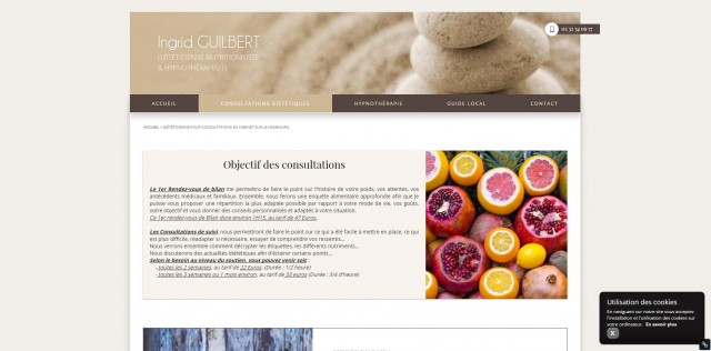 Ingrid Guilbert Diététicienne diplômée au Neubourg - Eure