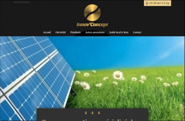 Entreprise d'installation électrique et plomberie à Cestas - Innov'Concept