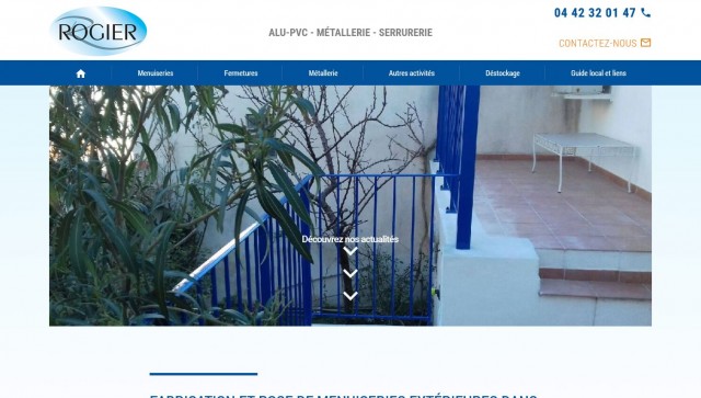 Fabricant de menuiseries en aluminium à Aubagne - Rogier Menuiserie