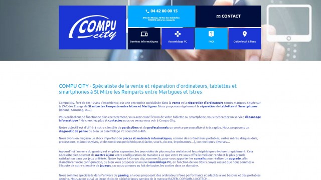 Quel magasin pour la réparation de mon ordinateur portable à Saint Mitre les Remparts ? - Compu City