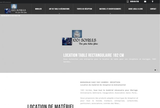 Location d’équipement événementiel dans le Rhône - 1001 Soirées 