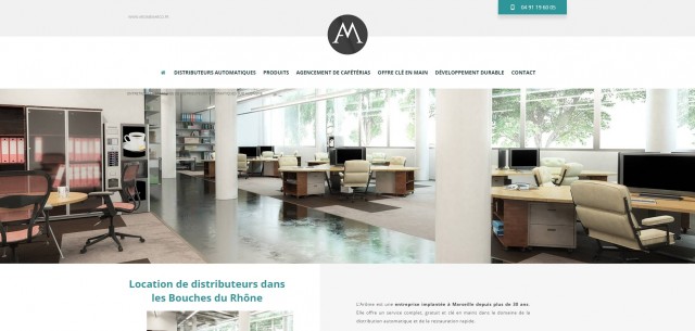 Vente et location de distributeurs automatiques sur Marseille - www.aromemarco.fr