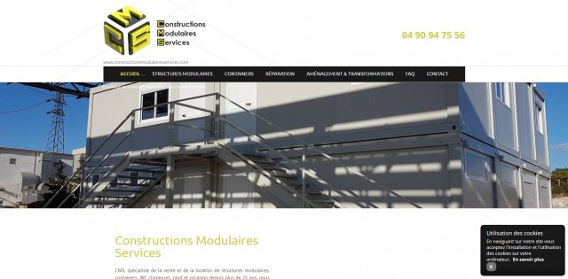 Location et vente de structures modulaires préfabriquées à Avignon - CMS