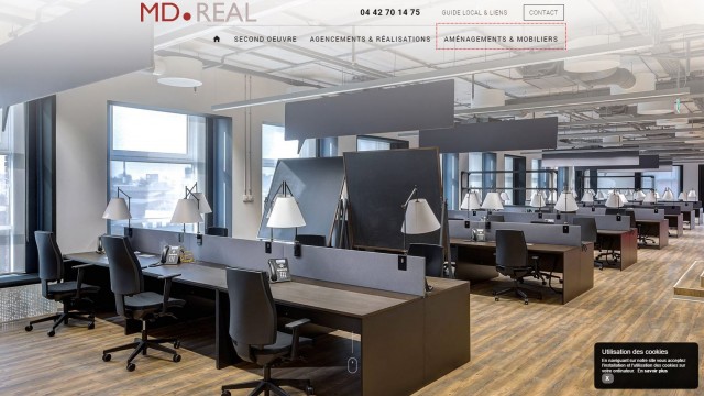 Où trouver un prestataire pour l'aménagement de bureaux sur Gémenos ? - MD REAL