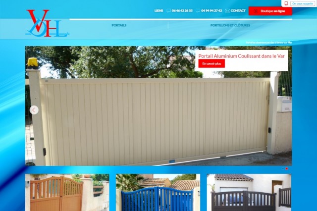 Vente de portail de maison pas cher à Six-Fours-les-Plages - VHDL - Alliance Fermetures 