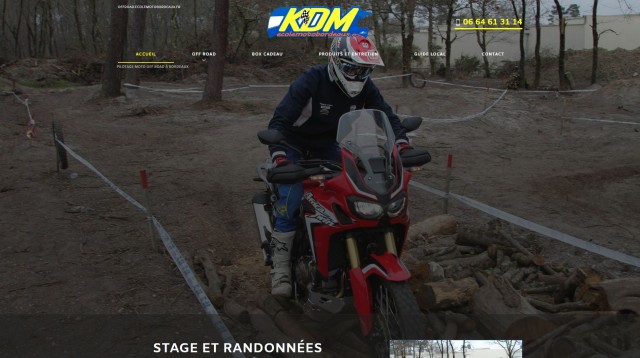 Où faire un stage de moto off road en Gironde ? - Kit Découverte Moto