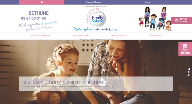 Trouver une nounou agréée pour la garde d'enfant à domicile à Béthune - Family Sphere