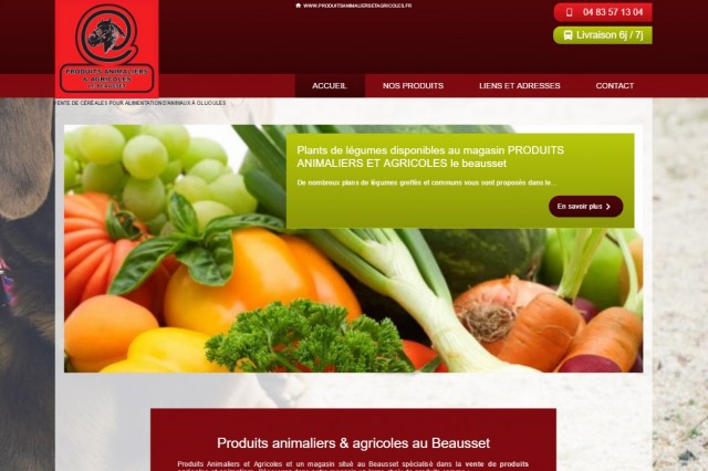 Magasin d'alimentation pour animaux d'élevage au Beausset - Produits animaliers & agricoles