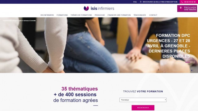 Où suivre une formation continue pour infirmier à Grenoble ? - ISIS Infirmiers