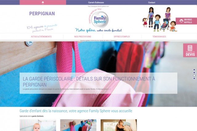 Annonce pour la garde d'enfants par nounous à Perpignan - Family Sphere