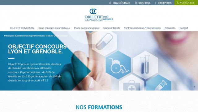 Préparation au concours d'infirmière à Lyon - Objectif Concours