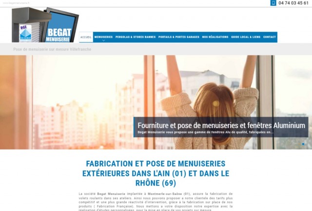 Quelle entreprise pour la pose de menuiseries sur mesure à Belleville ? - Begat Menuiserie