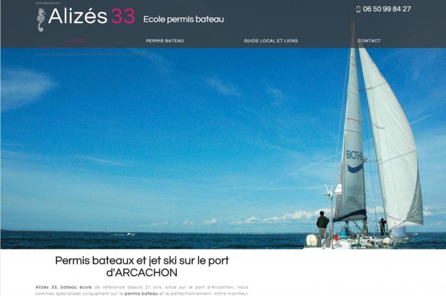 Où passer son permis bateau fluvial au Bassin d'Arcachon - Alizés33