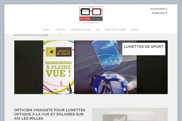 Où trouver des lunettes de sport à la vue à Aix-les-Milles - Les Milles Optique