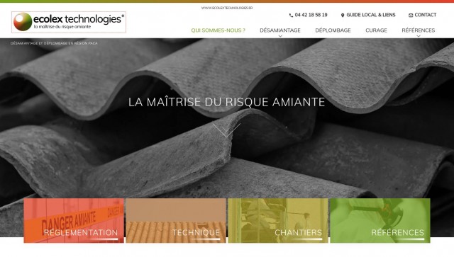 Comment désamienter un bâtiment à Aubagne ? - Ecolex Technologies