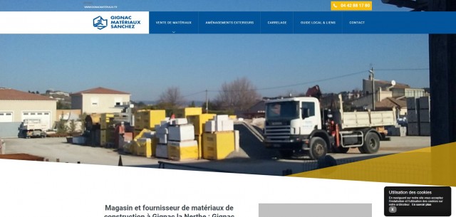 Matériaux pour travaux d'intérieur et aménagements extérieurs à Gignac la Nerthe - www.gignacmateriaux.fr