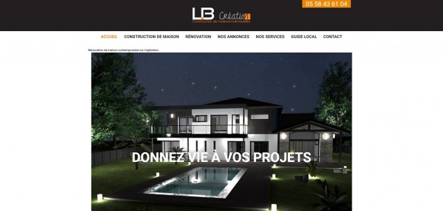 Maître d'oeuvre pour construction, rénovation et extension sur Hossegor - www.lbcreationhossegor.fr