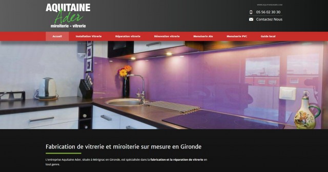 Vitrerie et miroiterie sur mesure à Mérignac - www.aquitaineader.com
