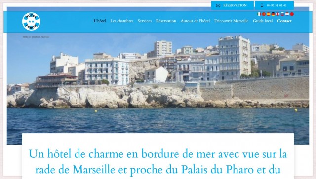 Hôtel de charme en bord de mer à Marseille - Hôtel Péron