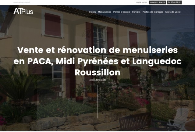 Vente et pose de volets et fenêtres sur Montpellier - AT Plus