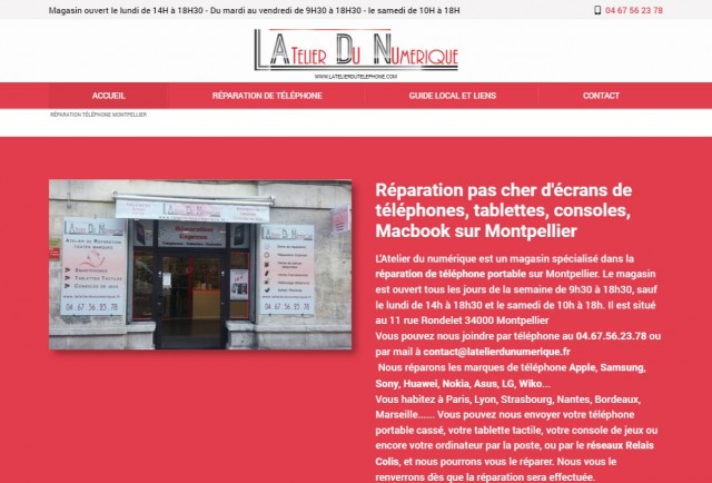 Réparation de téléphone pas chère à Montpellier - L’Atelier Numérique