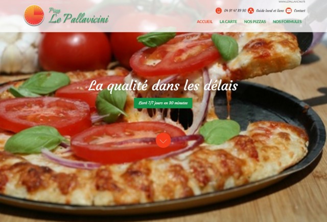 Livraison de pizza midi et soir à Marseille - Le Pallavicini