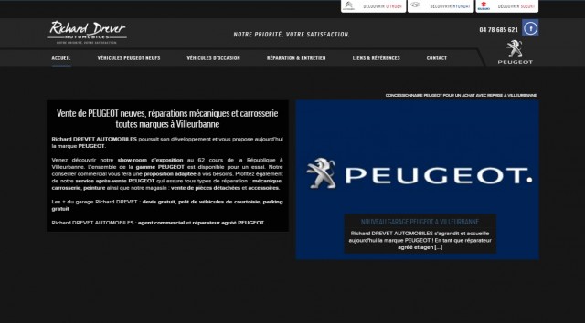 Où acheter un véhicule Peugeot d’occasion avec garanties à Villeurbanne ? - Richard Drevet Automobiles