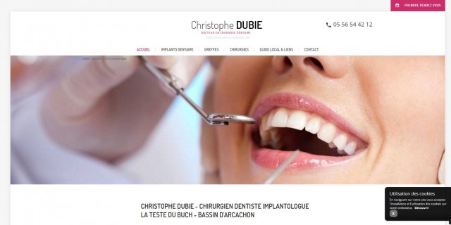 Où prendre rendez-vous pour une chirurgie dentaire sur le bassin d'Arcachon ? - Dr Christophe Dubié