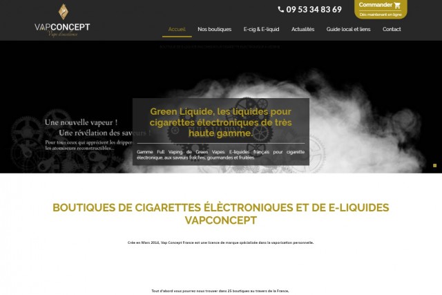 Boutique de vente de cigarettes électroniques à Vedène - Vap Concept