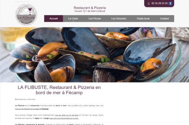 Manger dans un restaurant avec vue sur la mer à Fécamp 76400 - La Flibuste 
