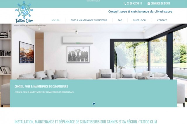Quel professionnel pour la pose d’un climatiseur split à Cannes ? - Tattoo Clim 