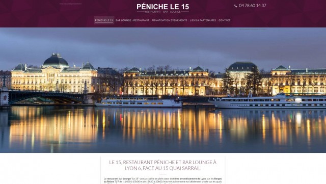 Où privatiser une salle de restaurant pour un séminaire à Lyon ? - Péniche le 15
