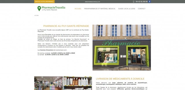 Vente de matériel médical au Puy-Sainte-Réparade - Pharmacie Trocello