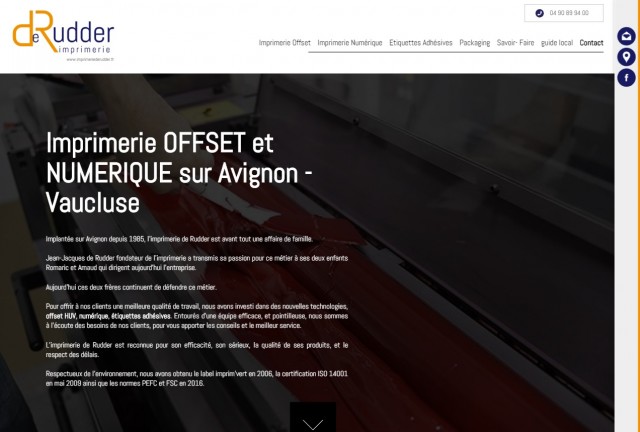 Imprimerie numérique et offset à Avignon - Imprimerie de Rudder
