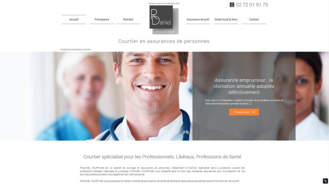 Courtier en assurances spécialisé dans les professions libérales - Daniel Courtage Nantes