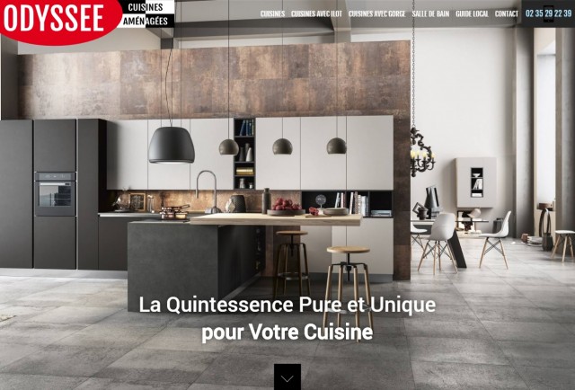 Vente et installation de cuisines haut de gamme au Havre - Odyssée