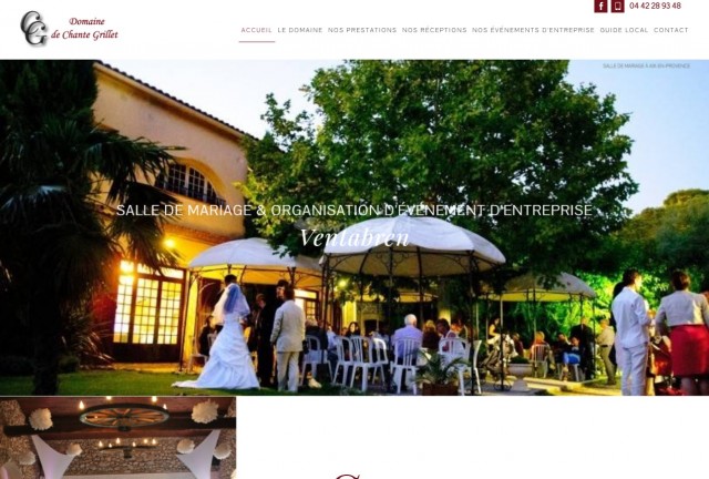 Quelle salle louer pour un mariage près d'Aix-en-Provence ? - Domaine de Chante Grillet