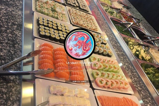 Restaurant chinois avec buffet et boissons à volonté à La Valette-du-Var - Dragon Impérial