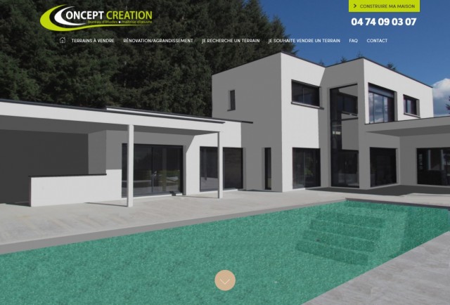 Où trouver un terrain constructible en vente à Villefranche sur Saône ? - Concept Création