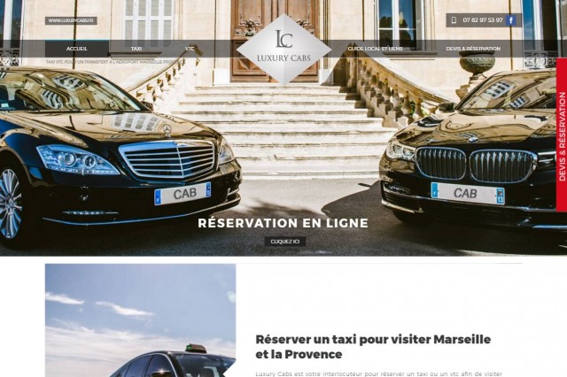 Service de taxi haut de gamme à l'aéroport Marseille Provence - Luxury Cabs